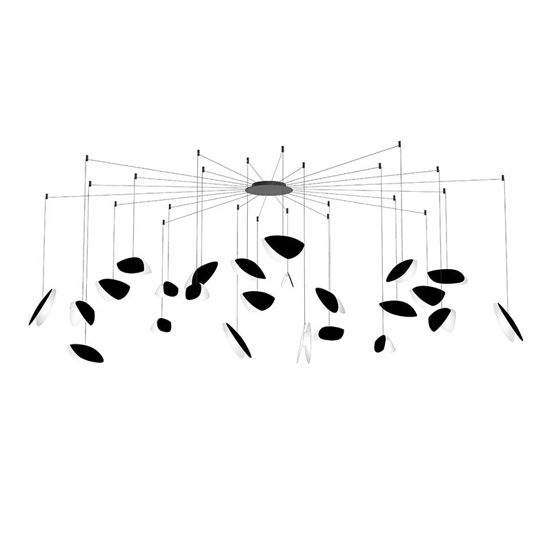 Sonneman - LED Pendant - Papillons - Satin Black- Union Lighting Luminaires Decor