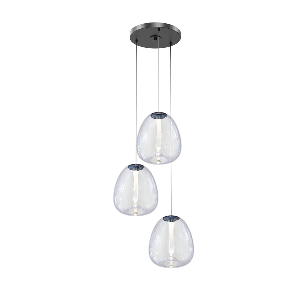 Sonneman - LED Pendant - Mela - Satin Black- Union Lighting Luminaires Decor
