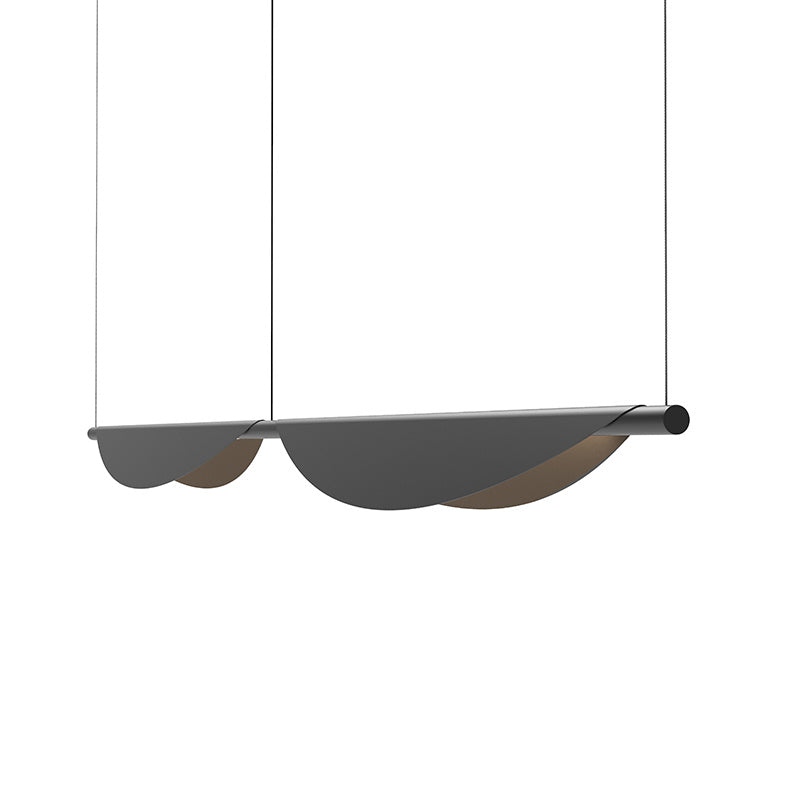 Sonneman Canada - LED Pendant - Tela - Satin Black- Union Lighting Luminaires Decor