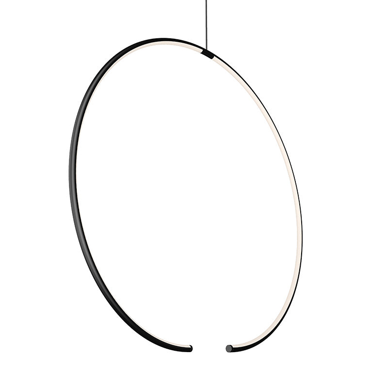Sonneman Canada - LED Pendant - Torc - Satin Black- Union Lighting Luminaires Decor