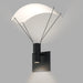 Sonneman - One Light Wall Sconce - Suspenders - Satin Black- Union Lighting Luminaires Decor