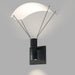 Sonneman - One Light Wall Sconce - Suspenders - Satin Black- Union Lighting Luminaires Decor