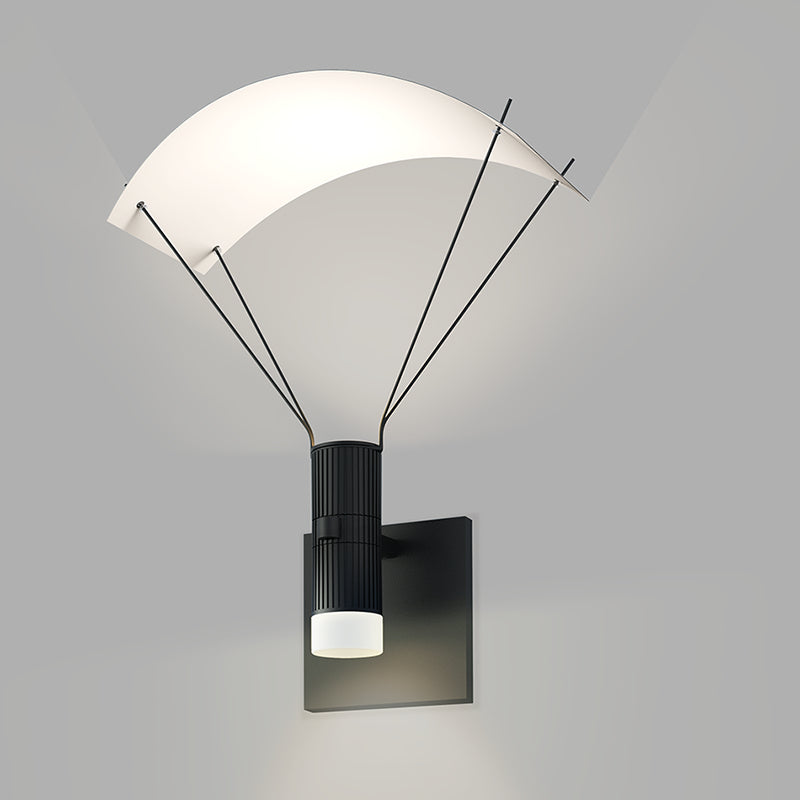 Sonneman - One Light Wall Sconce - Suspenders - Satin Black- Union Lighting Luminaires Decor