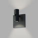 Sonneman - One Light Wall Sconce - Suspenders - Satin Black- Union Lighting Luminaires Decor