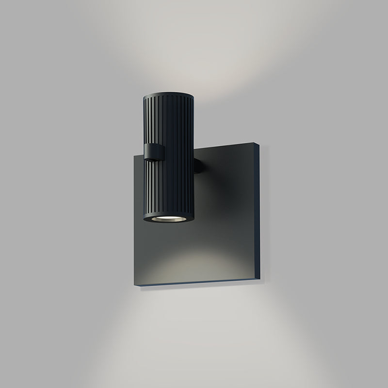 Sonneman - One Light Wall Sconce - Suspenders - Satin Black- Union Lighting Luminaires Decor