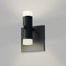 Sonneman - One Light Wall Sconce - Suspenders - Satin Black- Union Lighting Luminaires Decor