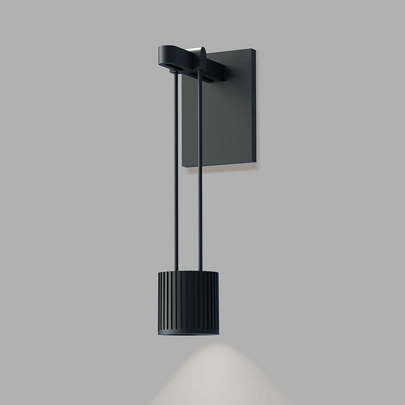 Sonneman - One Light Wall Sconce - Suspenders - Satin Black- Union Lighting Luminaires Decor