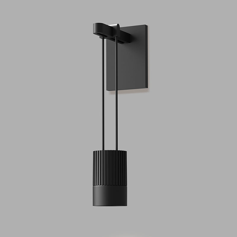 Sonneman - One Light Wall Sconce - Suspenders - Satin Black- Union Lighting Luminaires Decor