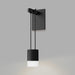 Sonneman - One Light Wall Sconce - Suspenders - Satin Black- Union Lighting Luminaires Decor
