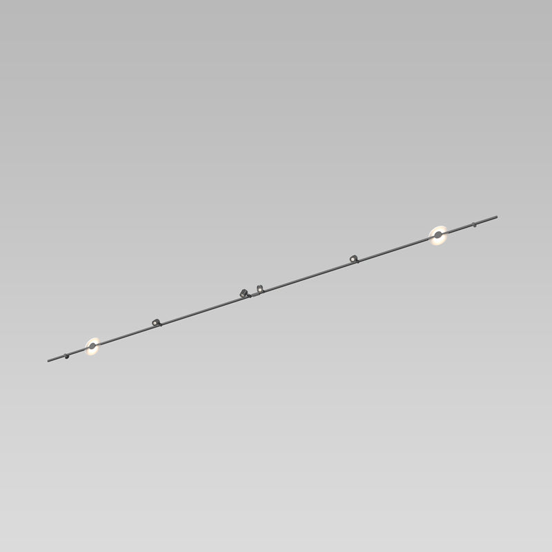 Sonneman - Four Light Bath Bar - Suspenders - Satin Black- Union Lighting Luminaires Decor