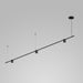 Sonneman Canada - Three Light Pendant - Suspenders - Satin Black- Union Lighting Luminaires Decor