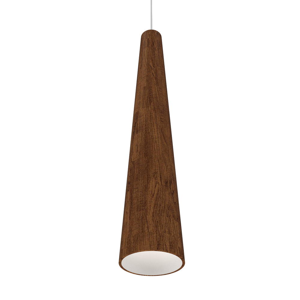 Accord Lighting - One Light Pendant - Conical - Imbuia- Union Lighting Luminaires Decor