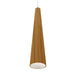 Accord Lighting - One Light Pendant - Conical - Teak- Union Lighting Luminaires Decor