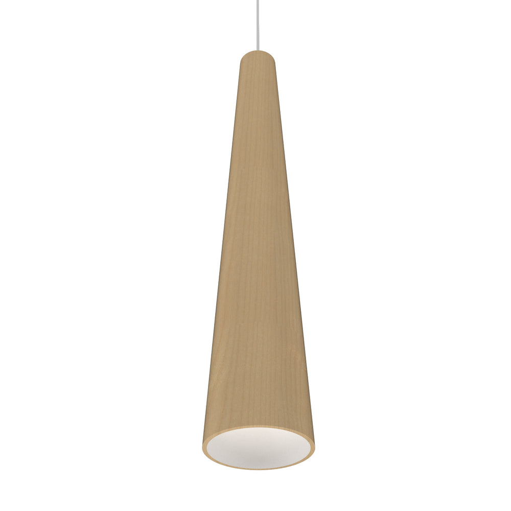 Accord Lighting - One Light Pendant - Conical - Maple- Union Lighting Luminaires Decor