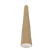 Accord Lighting - One Light Pendant - Conical - Maple- Union Lighting Luminaires Decor