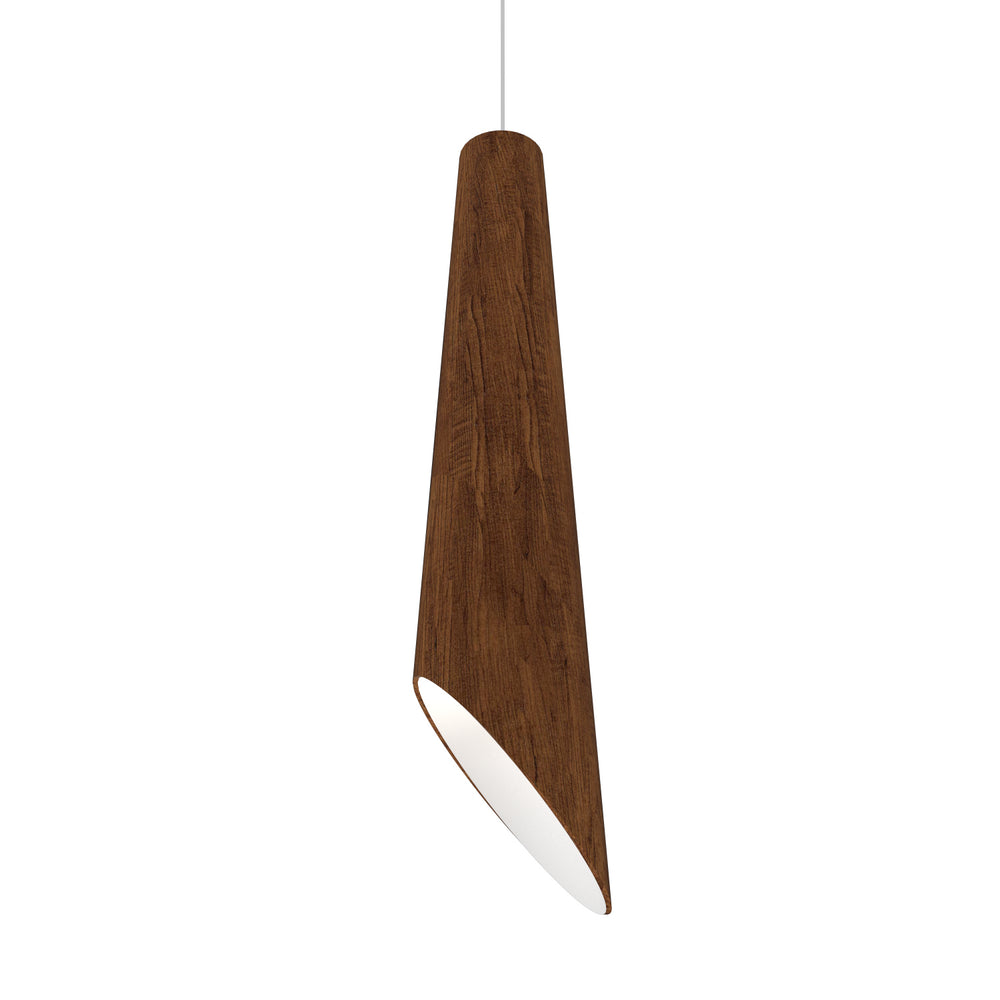 Accord Lighting - One Light Pendant - Conical - Imbuia- Union Lighting Luminaires Decor