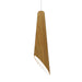 Accord Lighting - One Light Pendant - Conical - Louro Freijo- Union Lighting Luminaires Decor