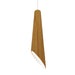 Accord Lighting - One Light Pendant - Conical - Teak- Union Lighting Luminaires Decor