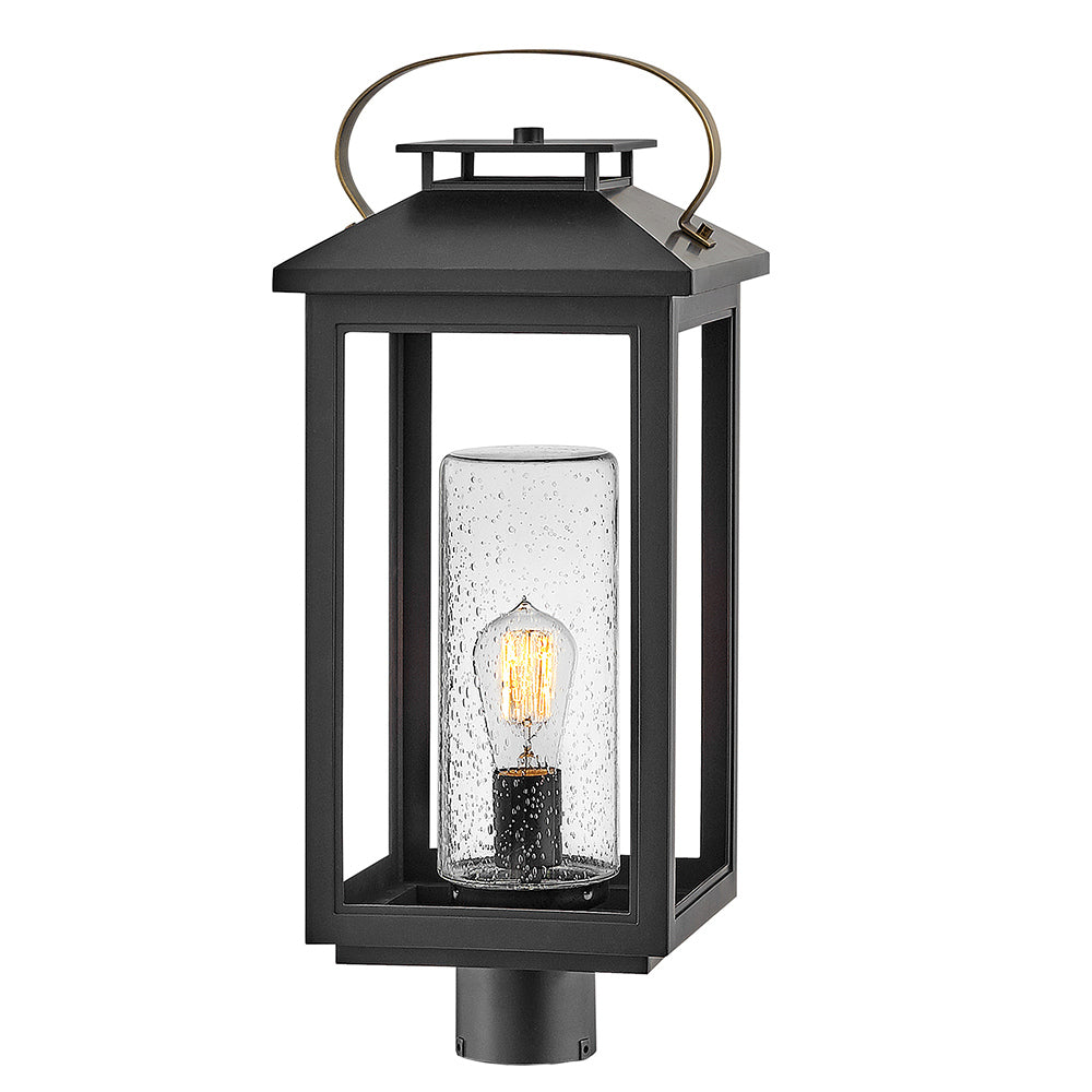 Hinkley Canada - LED Post Top or Pier Mount Lantern - Atwater - Black- Union Lighting Luminaires Decor