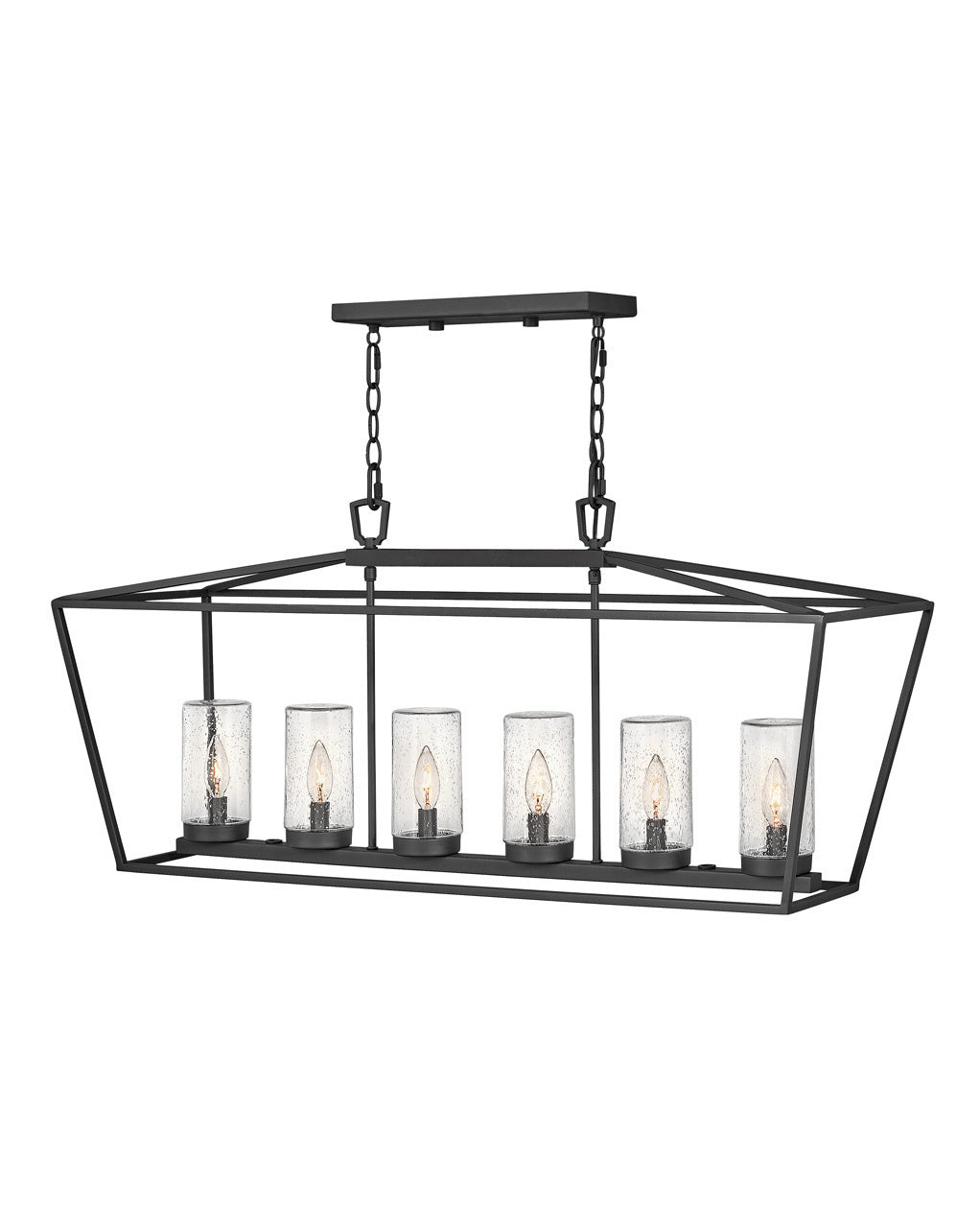 Hinkley Canada - LED Linear Chandelier - Alford Place - Museum Black- Union Lighting Luminaires Decor