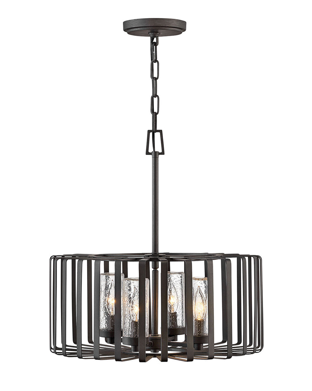 Hinkley Canada - LED Chandelier - Reid - Brushed Graphite- Union Lighting Luminaires Decor