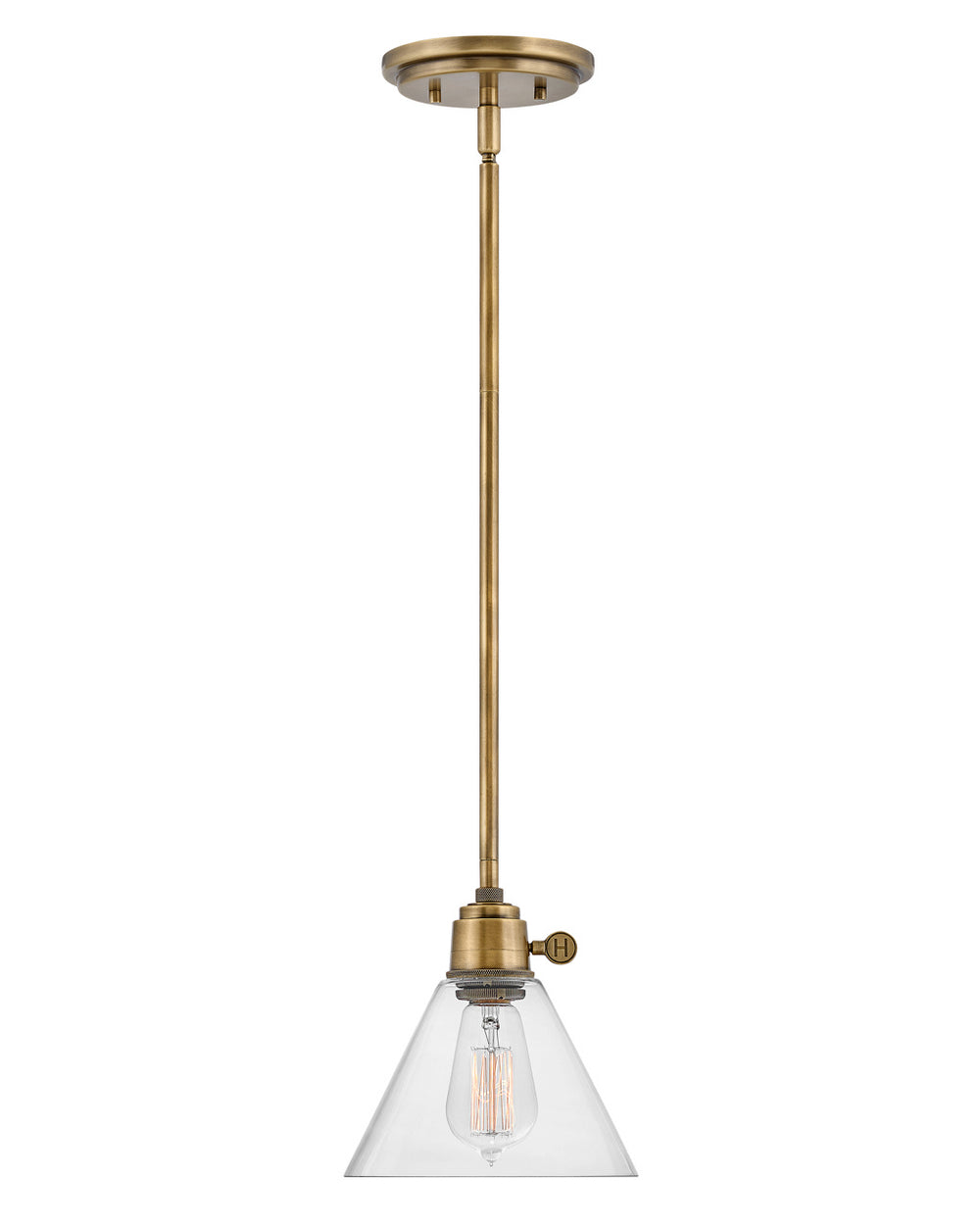 Hinkley Canada - LED Pendant - Arti - Heritage Brass- Union Lighting Luminaires Decor