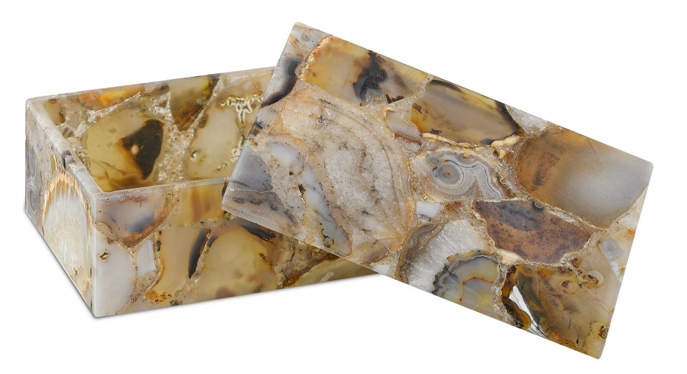 Currey and Company - Box - Malaga Collection - Black Agate- Union Lighting Luminaires Decor