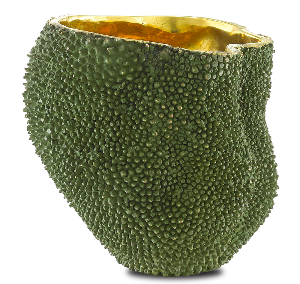 Currey and Company - Vase - Jackfruit Collection - Green/Gold- Union Lighting Luminaires Decor