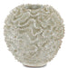 Currey and Company - Vase - Swirl Collection - White/Gold- Union Lighting Luminaires Decor
