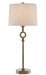 Currey and Company - One Light Table Lamp - Germaine - Antique Brass- Union Lighting Luminaires Decor