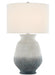 Currey and Company - One Light Table Lamp - Cazalet - Ash Ivory/Blue/Black- Union Lighting Luminaires Decor