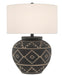 Currey and Company - One Light Table Lamp - Tattoo Table Lamp - Brewed Latte/Molé Black- Union Lighting Luminaires Decor