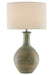 Currey and Company - One Light Table Lamp - Loro - Moss Green- Union Lighting Luminaires Decor