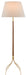 Currey and Company - One Light Floor Lamp - Circus - Natural/Brushed Brass- Union Lighting Luminaires Decor