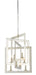 Currey and Company - Eight Light Chandelier - Middleton Collection - Contemporary Silver Leaf- Union Lighting Luminaires Decor