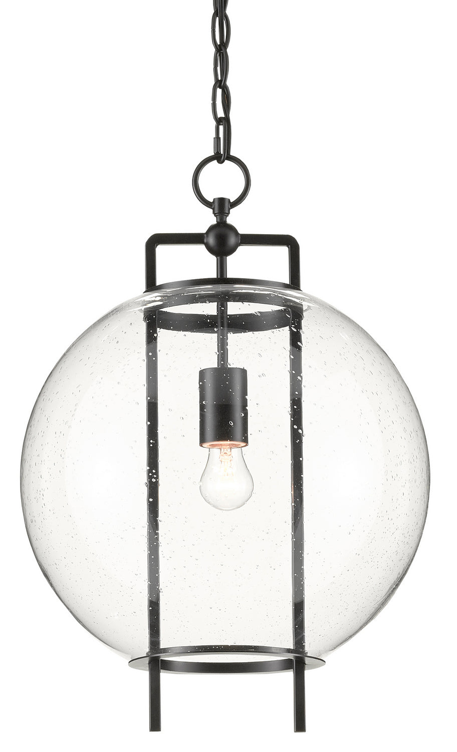 Currey and Company - One Light Pendant - Breakspear Collection - Antique Black- Union Lighting Luminaires Decor