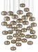 Currey and Company - 36 Light Pendant - Pepper - Nickel/Silver- Union Lighting Luminaires Decor