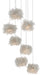 Currey and Company - Seven Light Pendant - Birds Nest Collection - Clear- Union Lighting Luminaires Decor
