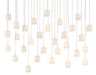 Currey and Company - 30 Light Pendant - Dove Collection - White- Union Lighting Luminaires Decor