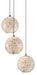 Currey and Company - Three Light Pendant - Finhorn Collection - Pearl- Union Lighting Luminaires Decor