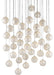 Currey and Company - 36 Light Pendant - Finhorn - Natural/Silver- Union Lighting Luminaires Decor