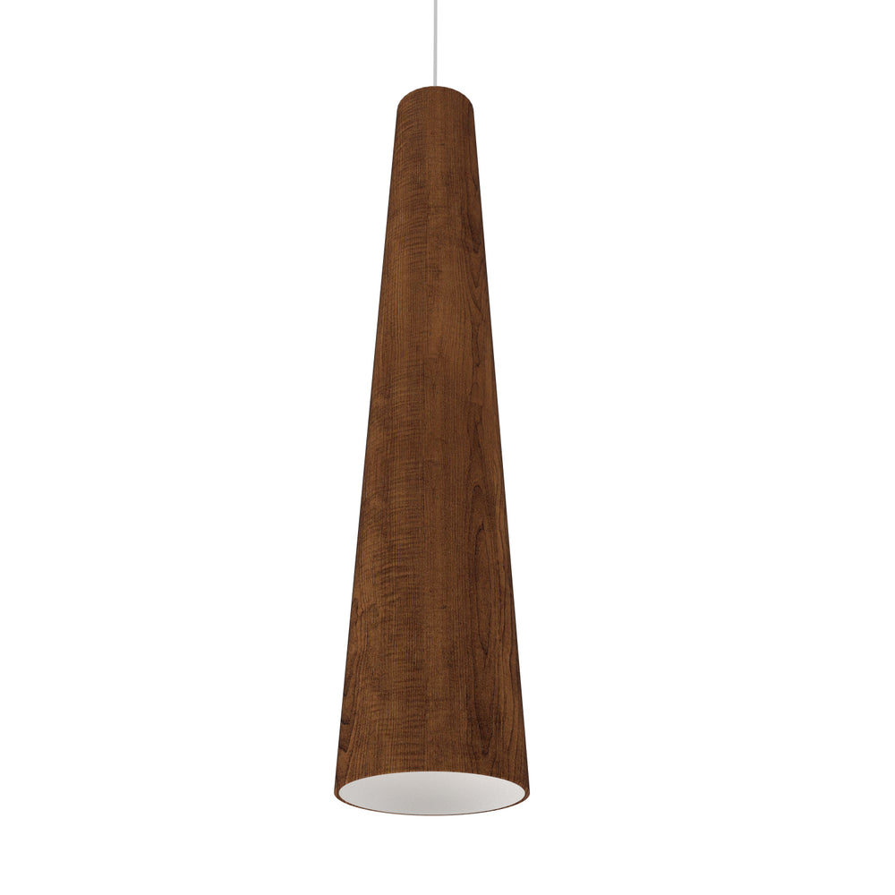 Accord Lighting - One Light Pendant - Conical - Imbuia- Union Lighting Luminaires Decor
