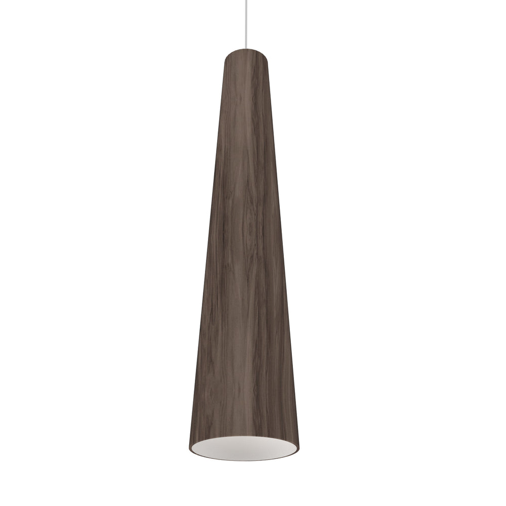 Accord Lighting - One Light Pendant - Conical - American Walnut- Union Lighting Luminaires Decor