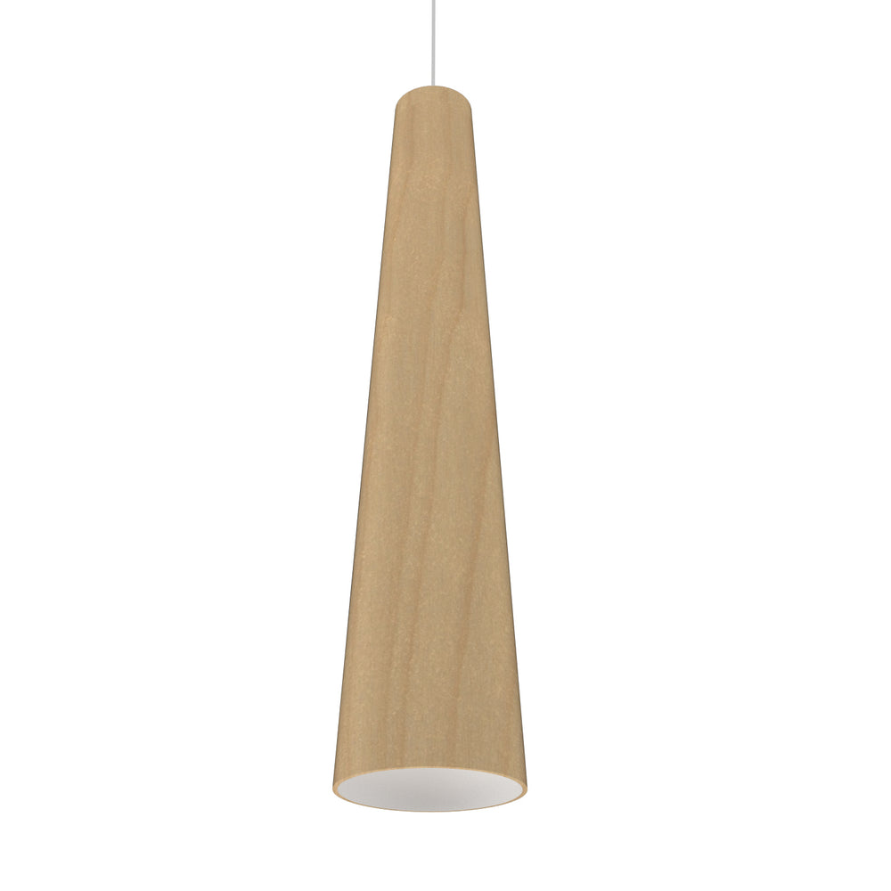 Accord Lighting - One Light Pendant - Conical - Maple- Union Lighting Luminaires Decor