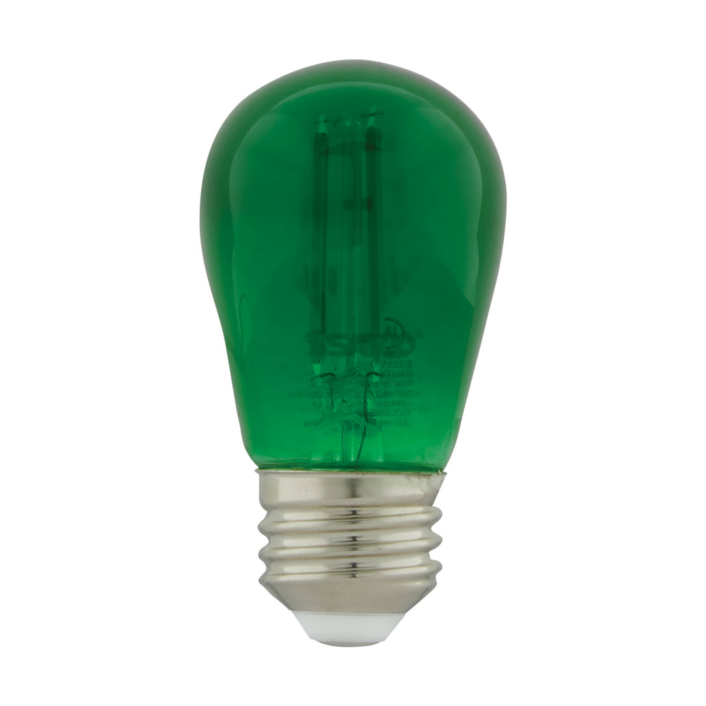 Satco Canada - Light Bulb - Transparent Green- Union Lighting Luminaires Decor