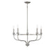 Meridian - Five Light Chandelier - Brushed Nickel- Union Lighting Luminaires Decor