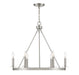 Meridian - Six Light Chandelier - Brushed Nickel- Union Lighting Luminaires Decor
