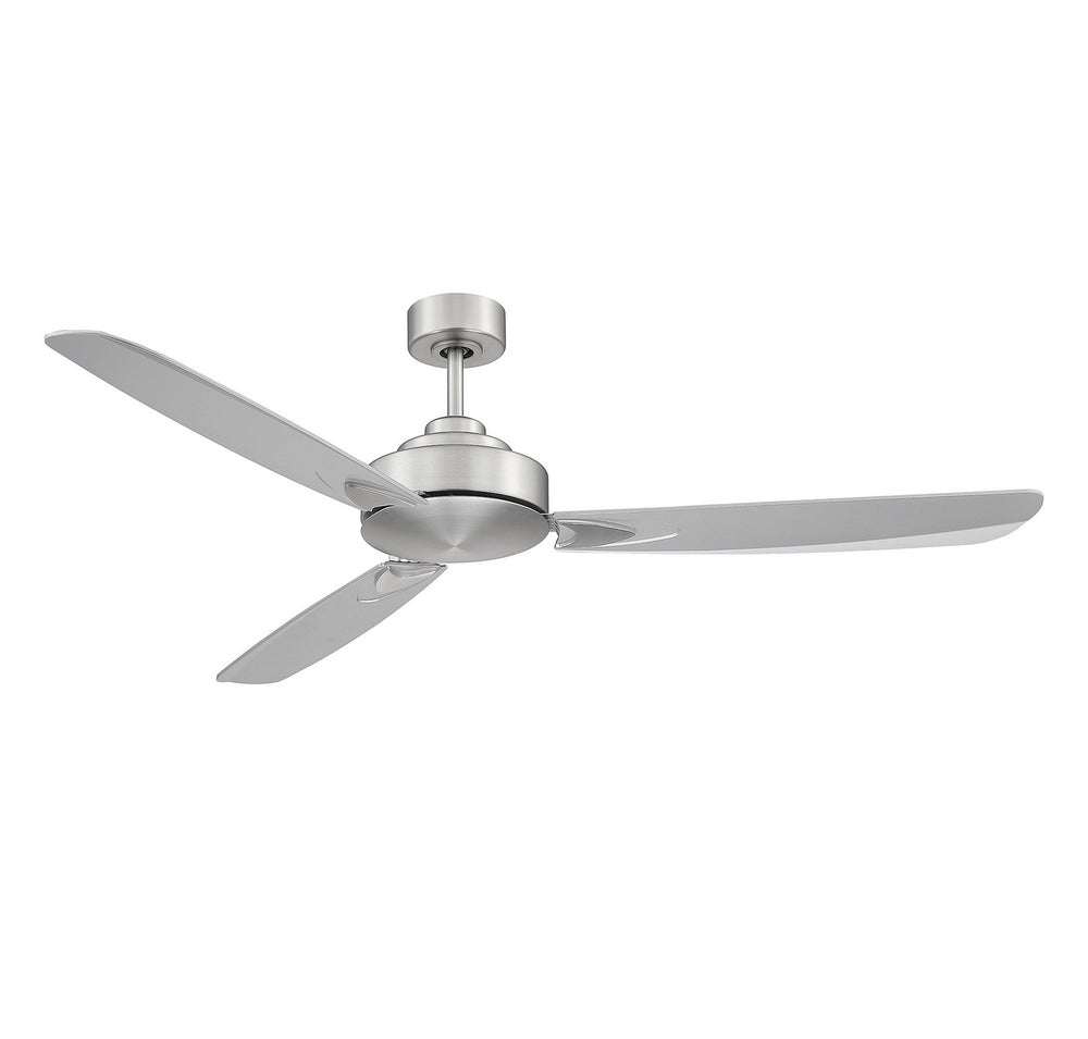 Meridian - 58"Ceiling Fan - Brushed Nickel- Union Lighting Luminaires Decor