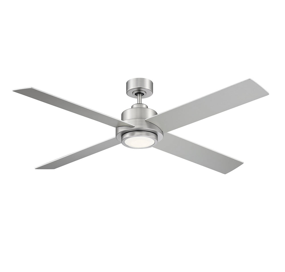 Meridian - 56"Ceiling Fan - Brushed Nickel- Union Lighting Luminaires Decor
