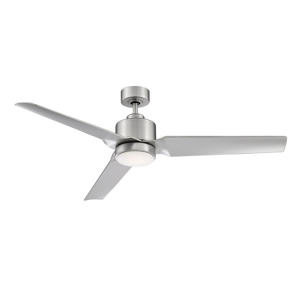 Meridian - 52"Ceiling Fan - Brushed Nickel- Union Lighting Luminaires Decor